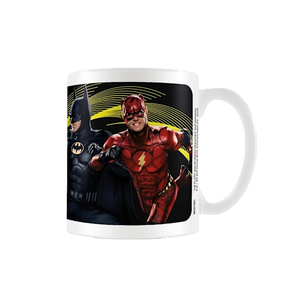 The Flash Tre Heltar Mugg En Storlek Svart/Röd/Gul Black/Red/Yellow One Size