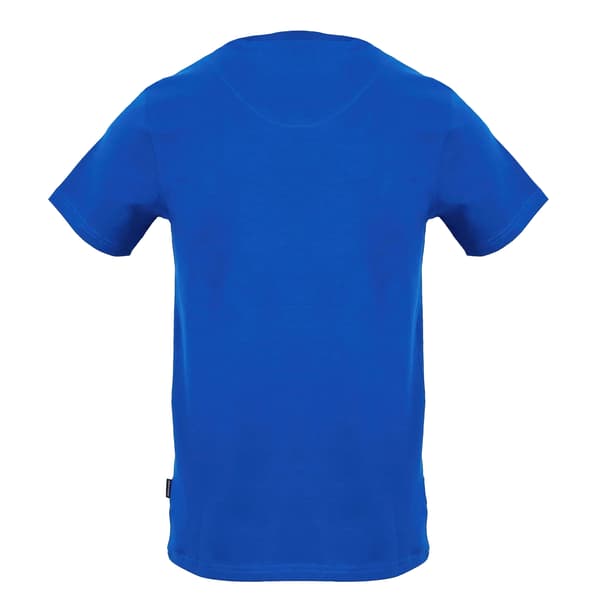 Aquascutum T-shirt med textlogotyp för män M Sky Sky M