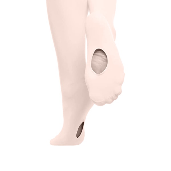 Silkeslena dam/dam High Performance Full Foot Ballet Tights (1 Theatrical Pink Large (5ft6”-5ft10”)