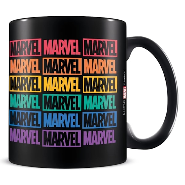 Marvel Pride Repeat Logo Mug One Size Black Black One Size