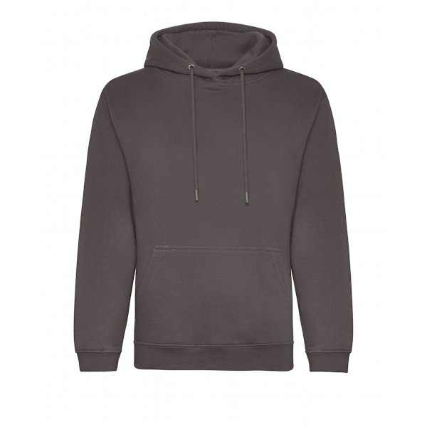 Awdis Herr Organic Hoodie XL Kolgrå Charcoal XL