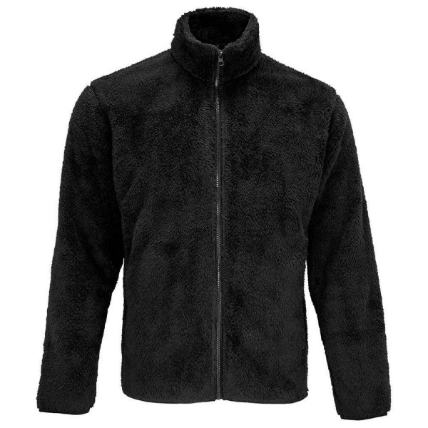 SOLS Unisex Vuxen Finch Fluffy Jacket XL Svart Black XL