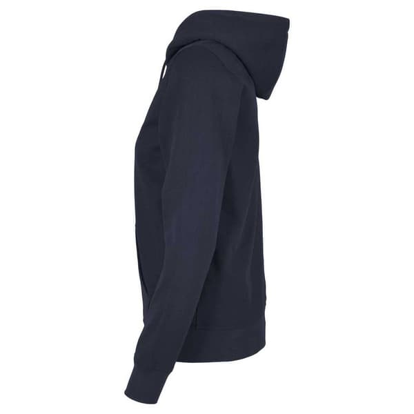 Build Your Brand Dam/Dam Basic Hoodie med Hel Dragkedja S Marinblå Navy S