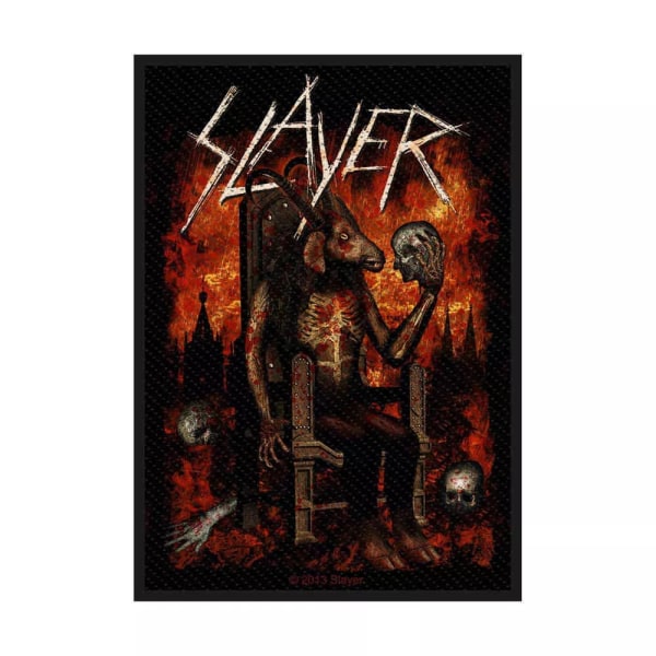 Slayer Devil On Throne Patch One Size Flerfärgad Multicoloured One Size
