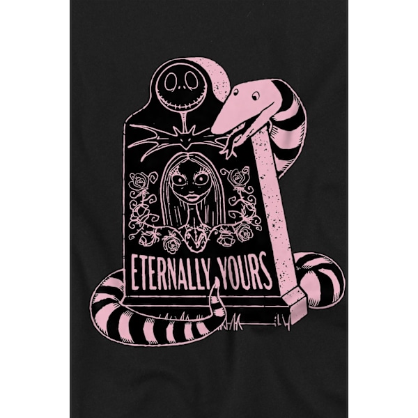 The Nightmare Before Christmas Herr Eternally Yours Alla hjärtans dag Black L