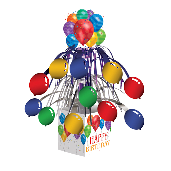 Kreativ festballong Grattis på födelsedagen festdekoration en storlek Multicoloured One Size