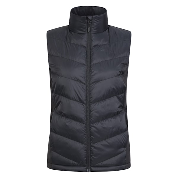 Mountain Warehouse Womens/Ladies Turbine Hybrid Gilet 10 UK Bla Black 10 UK