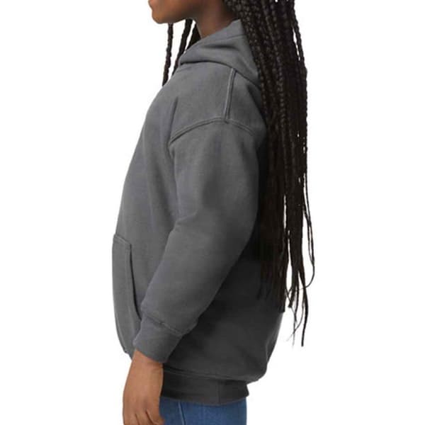Gildan Barn/Kids Heavy Blend Luvtröja 7-8 år C Charcoal 7-8 Years