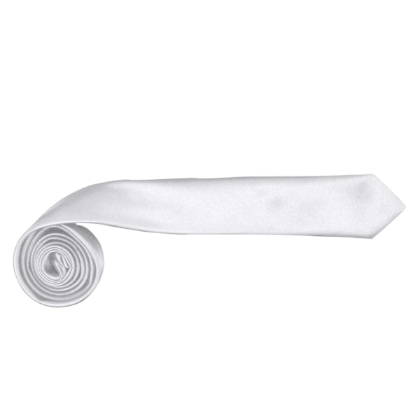 Premier Tie - Herr Slim Retro Work Tie (2-pack) One Size Whi White One Size