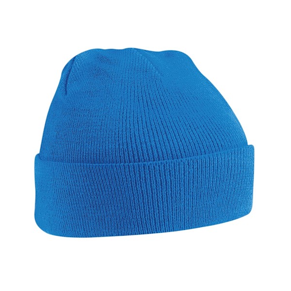 Beechfield Unisex Original Cuffed Beanie Vintermössa En Storlek Sa Sapphire Blue One Size
