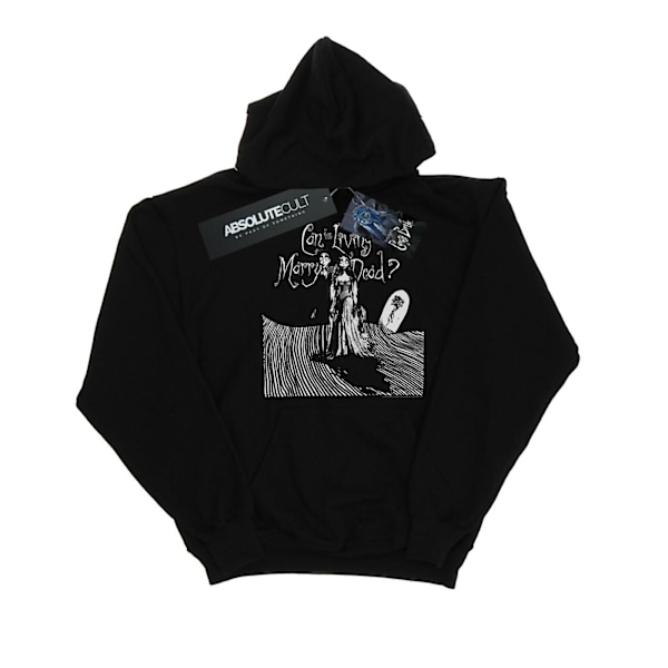 Corpse Bride Flickor Gifta De Döda Hoodie 7-8 År Svart Black 7-8 Years