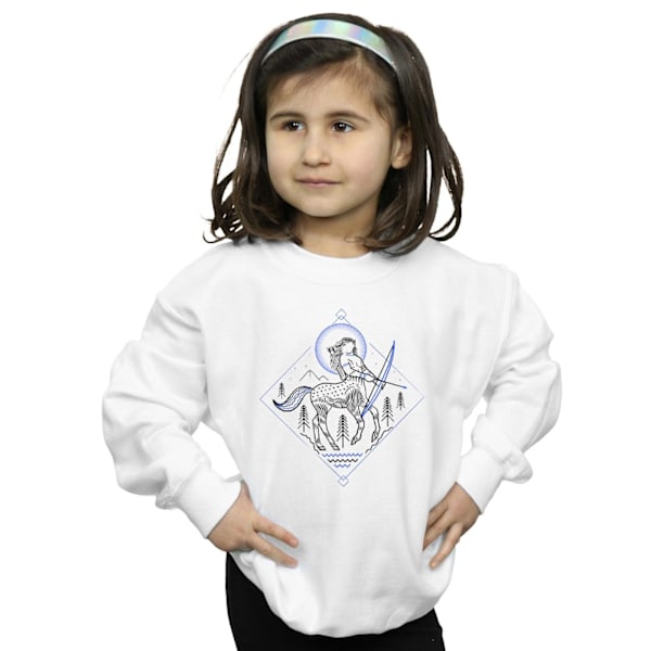 Harry Potter flickor kentaur linje konst sweatshirt 5-6 år vit White 5-6 Years