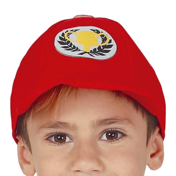Fiestas Guirca Barn/Barn Formel Förare Kostym Set 3-4 År Red/White 3-4 Years