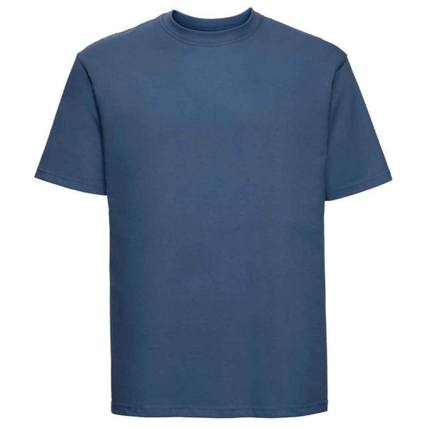Russell Herr T-shirt i ringspun bomull, klassisk modell, M, indigoblå Indigo Blue M