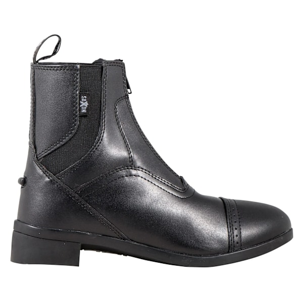 Saxon Unisex Syntovia Zip Paddock Boots 10 UK Svart Black 10 UK