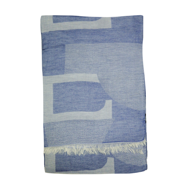 Hackett Dam/Damer Bomullsscarf En Storlek Blå Blue One Size