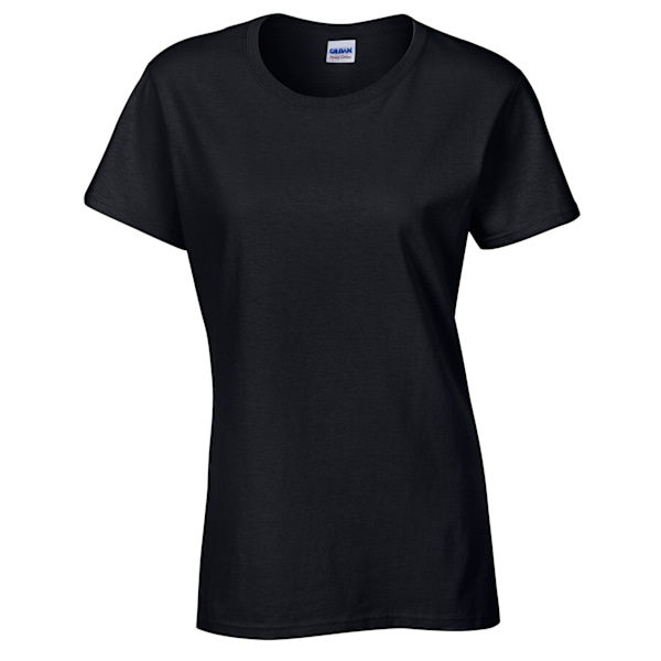 Gildan Dam/Dam Cotton Heavy T-Shirt XXL Svart Black XXL