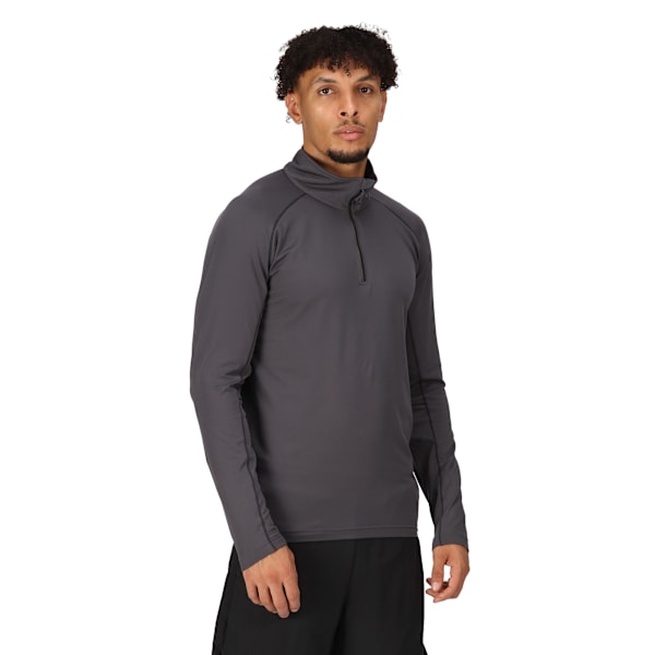 Regatta Professional Herr Core Stretch Halv Dragkedja Mellanlager M Seal Seal Grey M