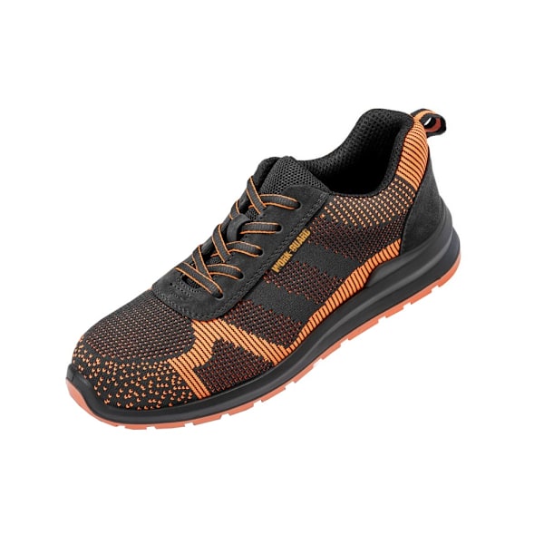 Result Work-Guard Unisex Vuxna Mocka Trim Säkerhetstränare 5 UK Black/Orange 5 UK