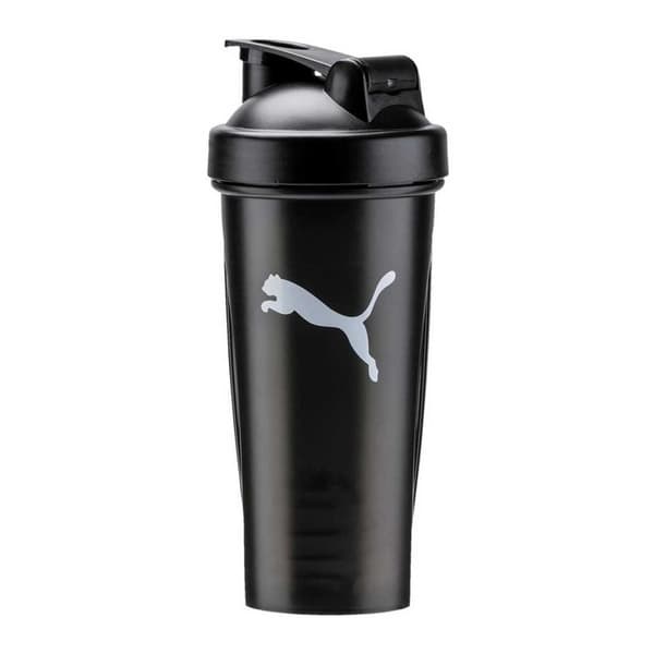 Puma Logo 600ml Shaker Bottle One Size Black Black One Size