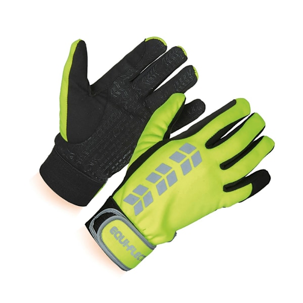 Equi-Flector Ridhandskar XL Gul/Svart Yellow/Black XL