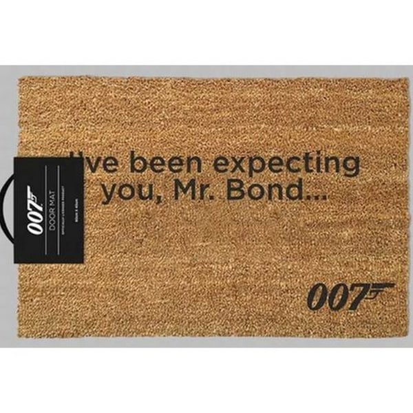 James Bond Jag har väntat dig dörrmatta en one size brun Brown One Size