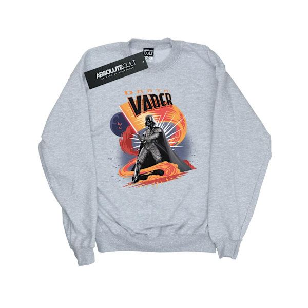 Star Wars Darth Vader Swirling Fury Sweatshirt M Sports Gr Sports Grey M
