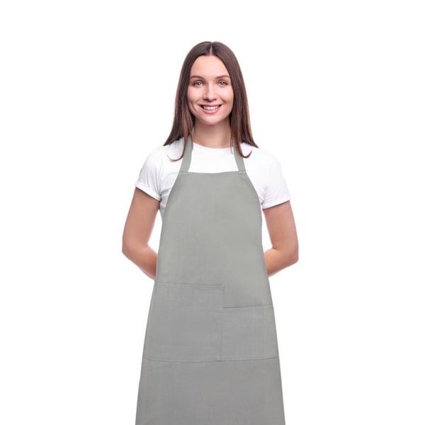 Seasons Khana Bomullsfullförkläde En Storlek Grå Grey One Size