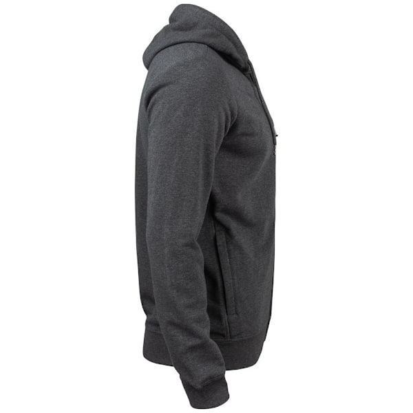 Clique Premium ekologisk bomull full zip huvtröja 3XL antracit Anthracite Melange 3XL