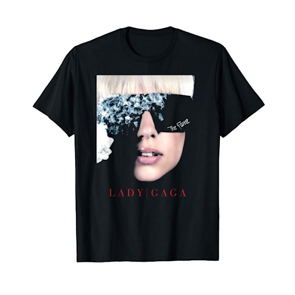 Lady Gaga Unisex Vuxen The Fame Fotografi Bomull T-shirt S Bla Black S