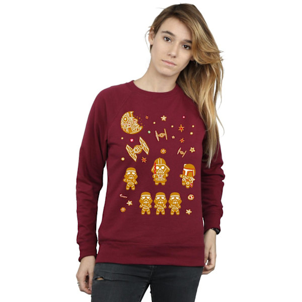 Star Wars Dam/Damer Gingerbread Empire Sweatshirt M Burgund Burgundy M