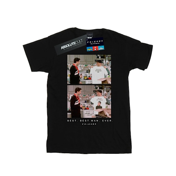 Friends Girls Best Best Man Ever Bomull T-shirt 9-11 år Svart Black 9-11 Years