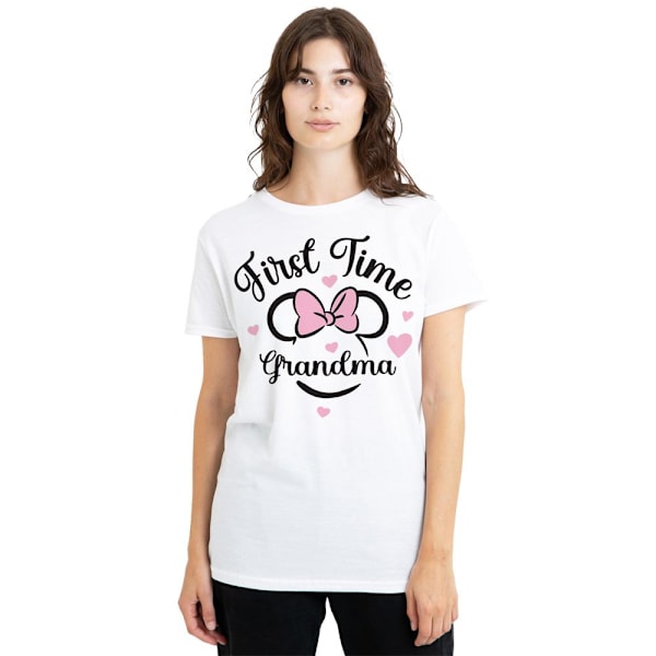 Minnie Mouse Unisex Vuxen Förstagångs-mormor T-Shirt S Vit White S