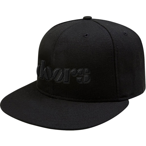 The Doors Unisex Adult Logo Snapback Cap One Size Black Black One Size