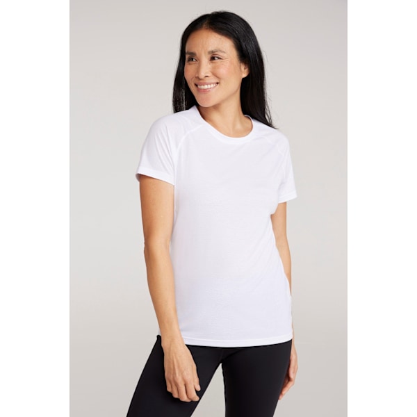 Mountain Warehouse Dam T-shirt Snabbtorkande 14 UK Vit White 14 UK