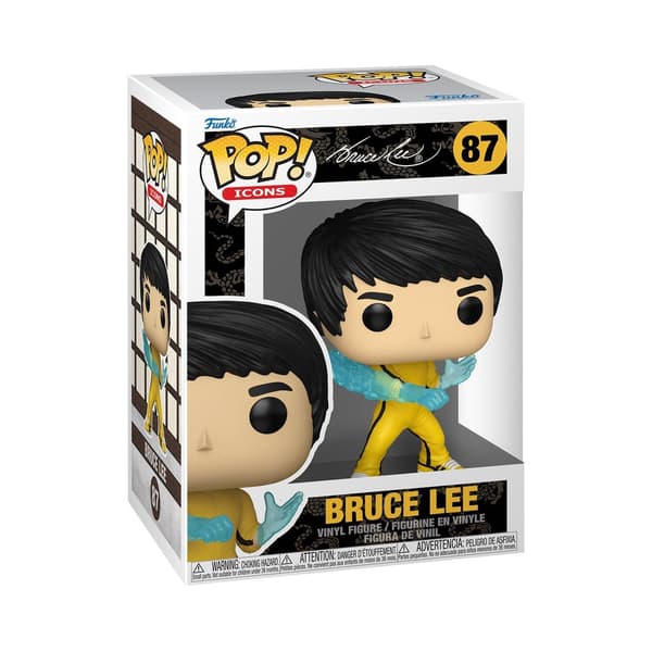 Funko POP! Bruce Lee vinylfigur en storlek flerfärgad Multicoloured One Size
