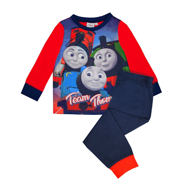 Thomas & Friends Pojkar Långärmad Lång Pyjamas Set 18-24 Månader Navy 18-24 Months