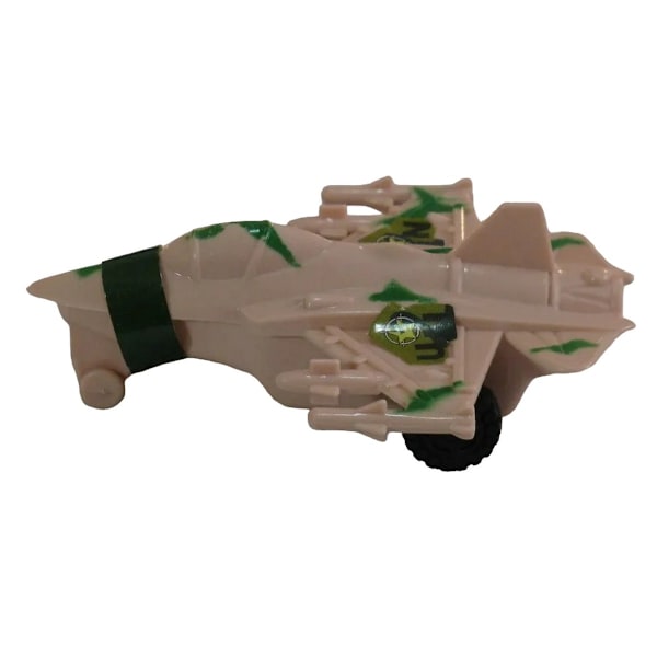 Amscan Fighter Jet Pull Back Toy One Size Cream/Green Cream/Green One Size