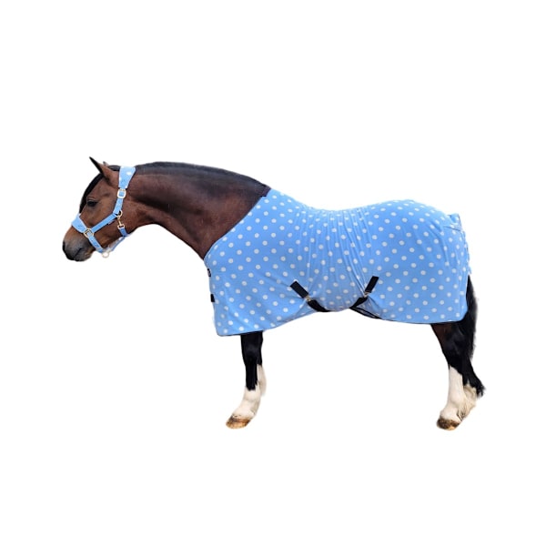 Supreme Products Dotty Fleece Hästtäcke 3´ 3 Vacker Blå Beautiful Blue 3´ 3