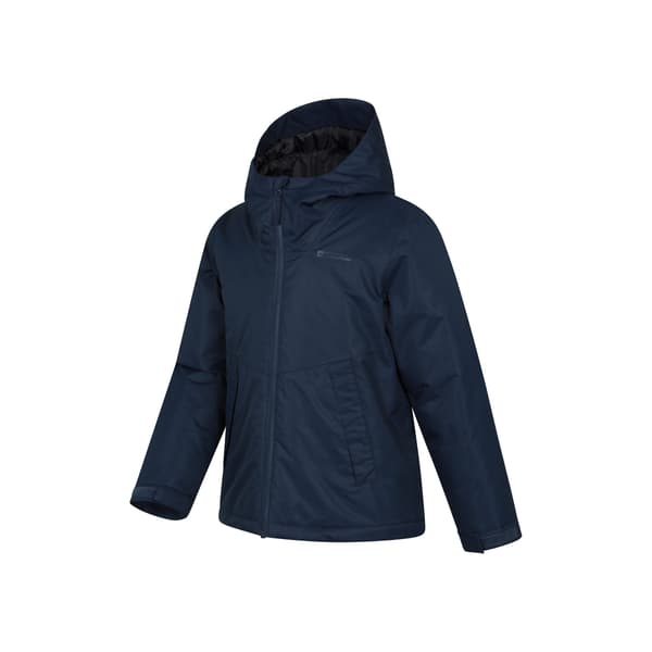 Mountain Warehouse Ravine Vadderad Vattentät Jacka för Barn Navy 7-8 Years