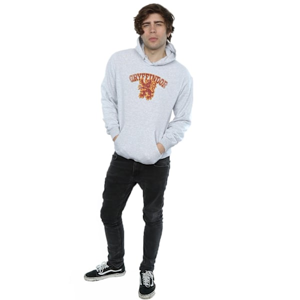 Harry Potter Herr Gryffindor Sport Emblem Hoodie S Sports Grey Sports Grey S