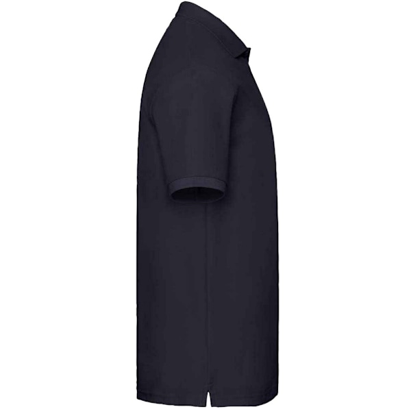 Fruit of the Loom Premium bomullspiké poloskjorta för män M Deep N Deep Navy M