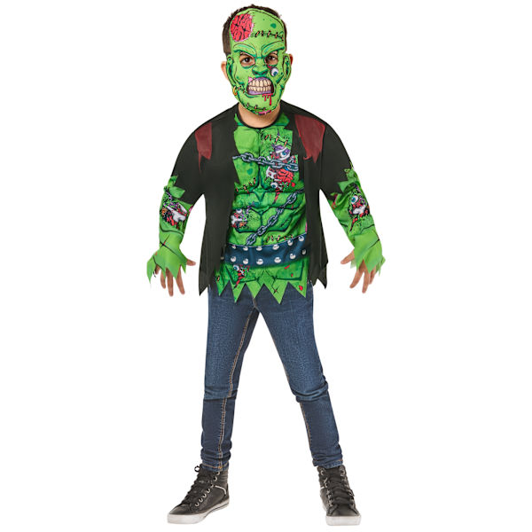 Bristol Novelty Barnkostym för barn/ungdomar Frankenstein 3-4 år M Multicoloured 3-4 Years