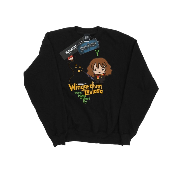 Harry Potter Hermione Granger Wingardium Leviosa Junior Sw Black XXL