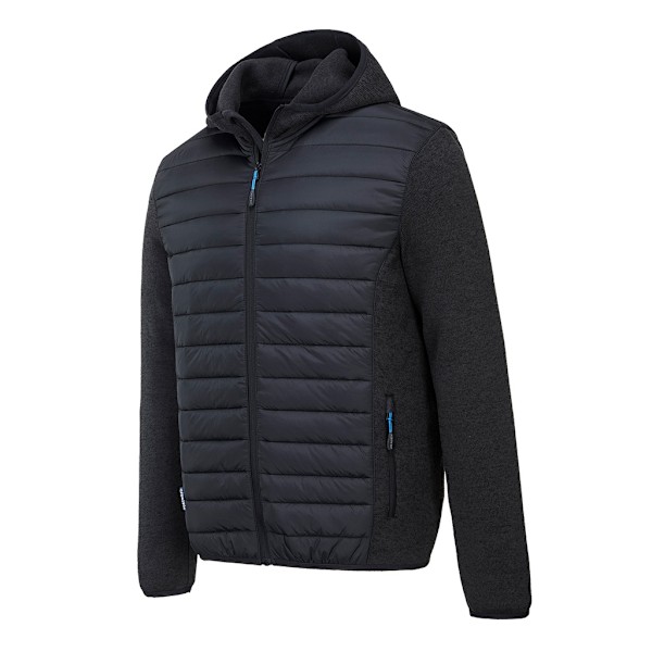 Portwest Vuxen Unisex KX3 Baffle Vadderad Jacka M Grå Marl/Svart Grey Marl/Black M