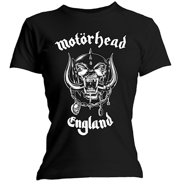 Motorhead Dam/Kvinna England T-shirt XXL Svart Black XXL