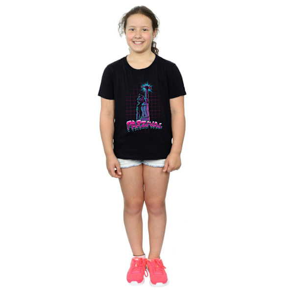 Ready Player One Flickor Parzival Key Bomull T-shirt 9-11 År B Black 9-11 Years