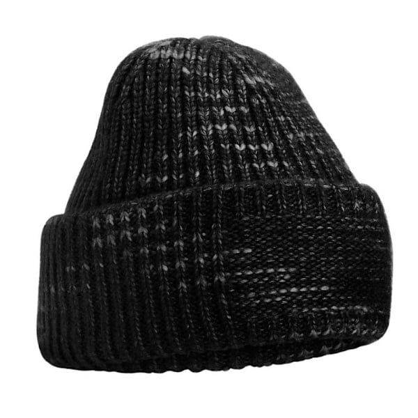 Beechfield Unisex Vuxen Patch Chunky Stickad Mössa One Size Midni Midnight Haze One Size