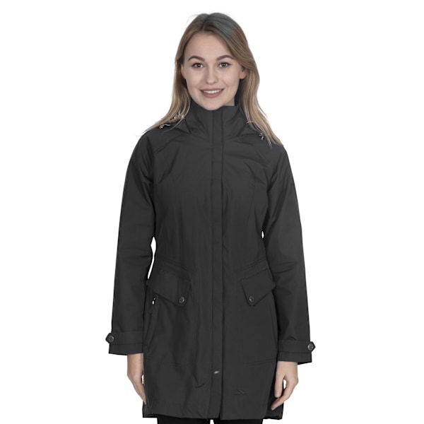 Trespass Dam/Damer Regnjacka Rainy Day Vattentät XS Svart Black XS