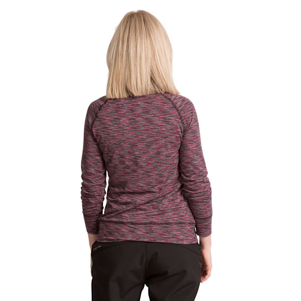 Trespass Dam/Damer Moxie Halv Zip Fleece Top XXS Raspberry Raspberry Marl XXS